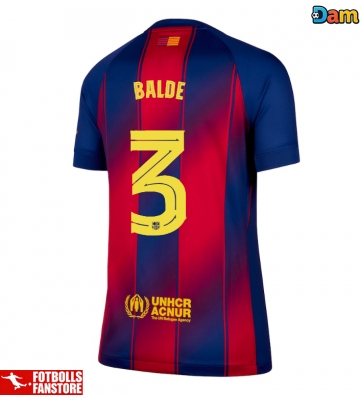 Barcelona Alejandro Balde #3 Hemmatröja Dam 2025-26 Kortärmad
